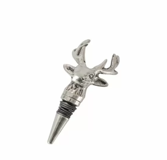 Stag Bottle Stopper Aluminium