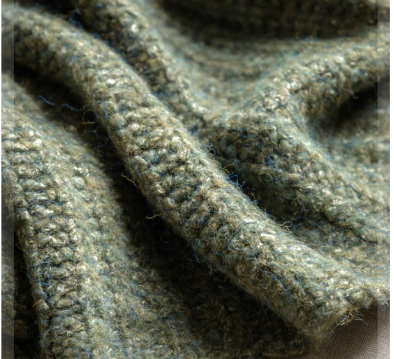 Luxury Melange Knit Throw