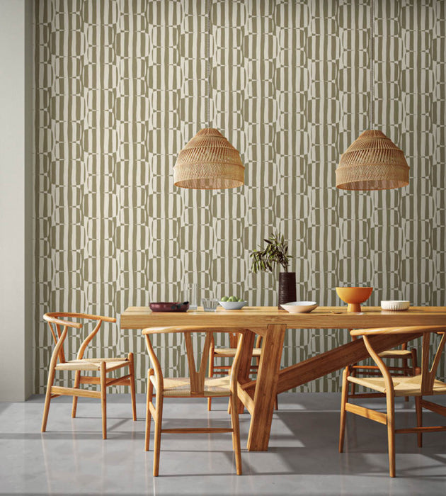 Lohko Stripe by Scion Wallpaper - 2 Colours Available