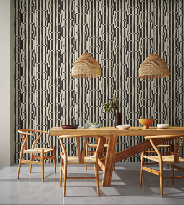 Lohko Stripe by Scion Wallpaper - 2 Colours Available