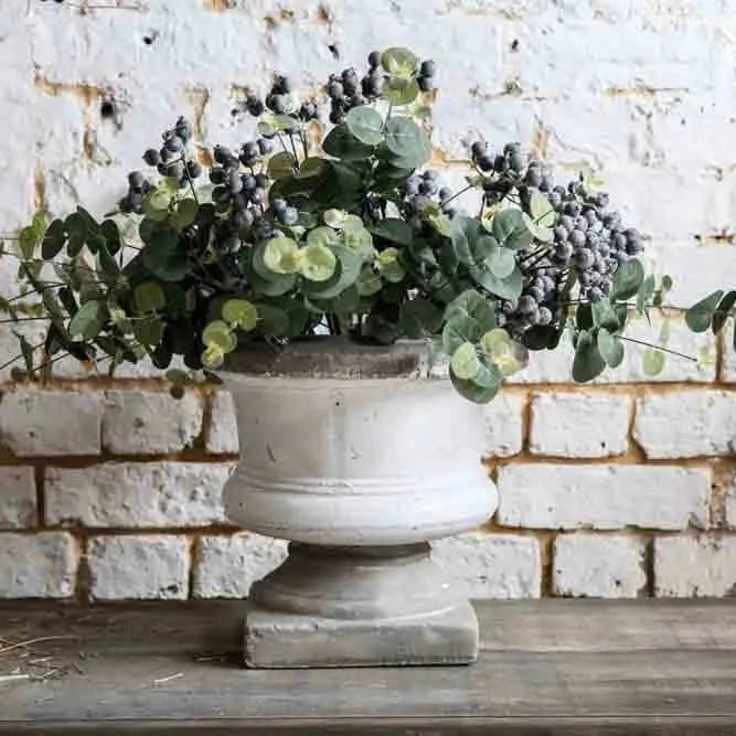 Dallas White Square Ceramic Planter