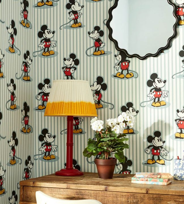 Mickey Stripe Wallpaper by Sanderson