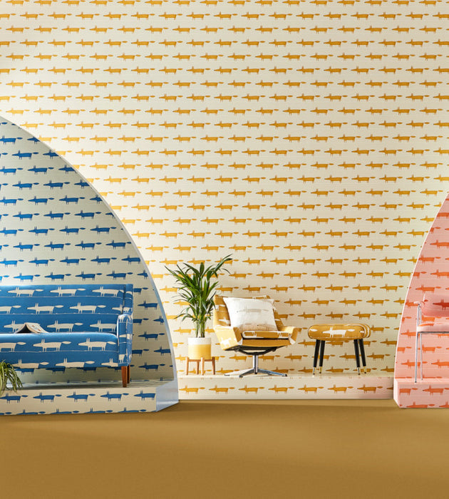 Midi Fox by Scion Wallpaper - 4 Colours Available