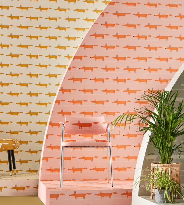 Midi Fox by Scion Wallpaper - 4 Colours Available