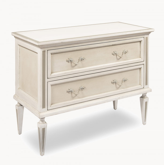 Berkeley Two Chest Drawer, Recycled White Pine