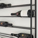 Empire Wall Wine Rack, Black Iron, 20 Bottle