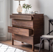 Boho Brown Inlaid Chest of Drawers 4 