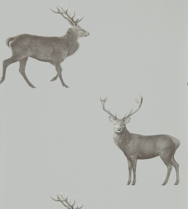 Evesham Deer Wallpaper by Sanderson