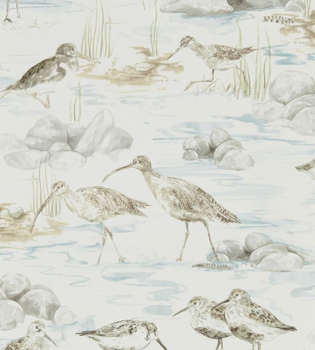 Estuary Birds Wallpaper by Sanderson