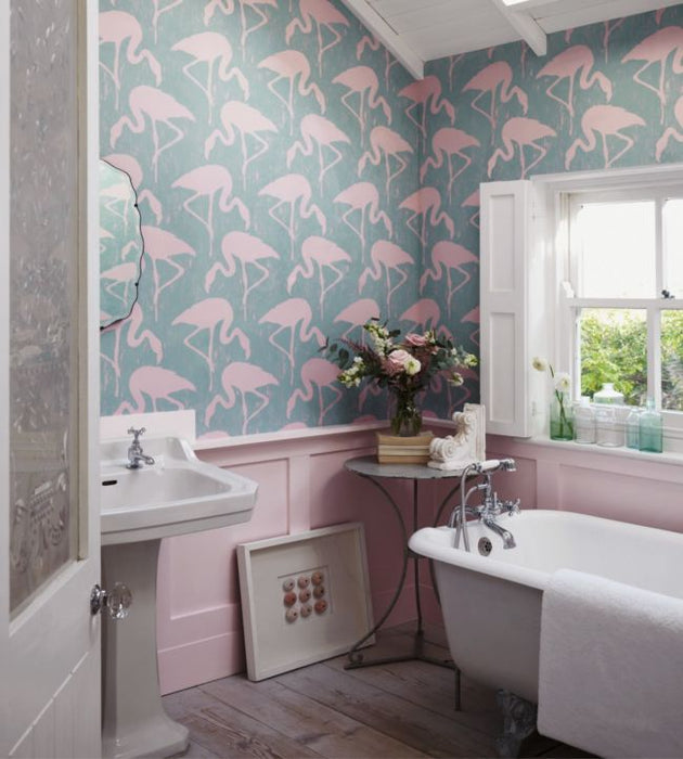 Flamingos Wallpaper by Sanderson