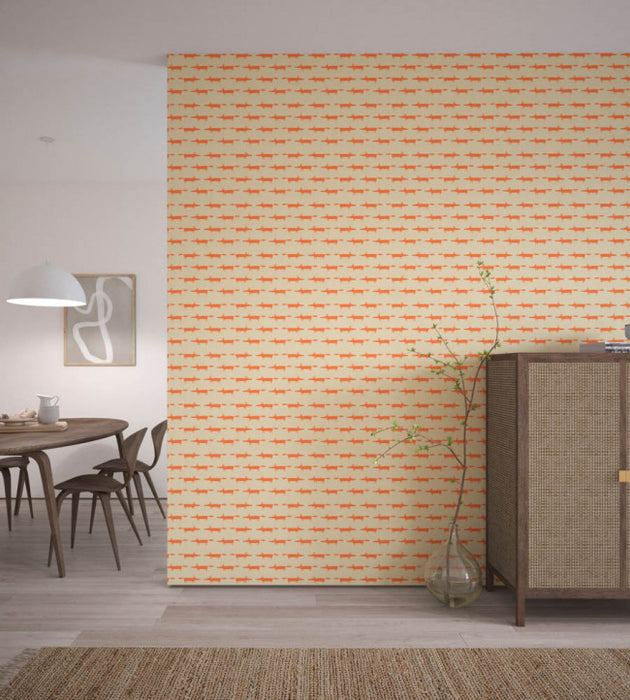 Little Fox by Scion Wallpaper - 3 Colours Available