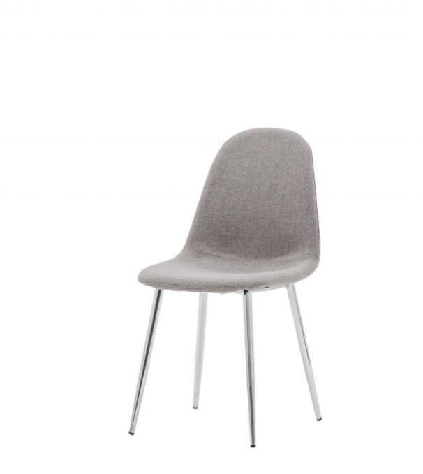 Marston Dining Chair Set – Set of 2 Modern Chairs in Light Grey