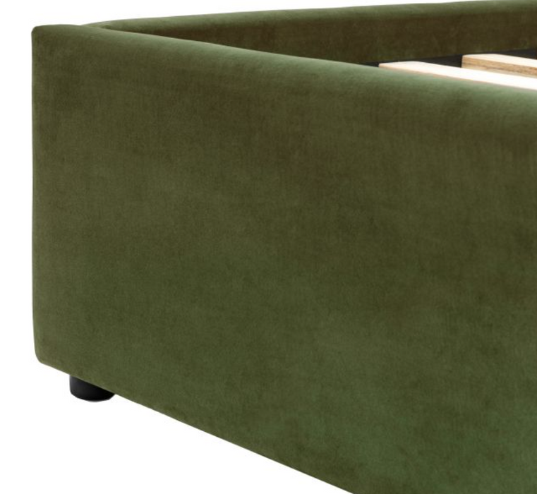 Arch King Size  Green Bedstead ( Due Back In 10/11/2024 )