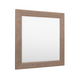 Whitechapel Rustic Gold Ridged Square Mirror 