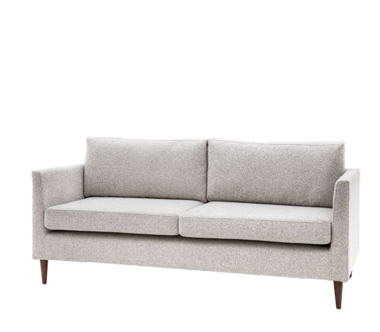 Charlesville 3-Seater Sofa in Rust Fabric