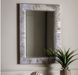 Chelsea Retro-Inspired Rectangle Mirror with Radiating Pattern