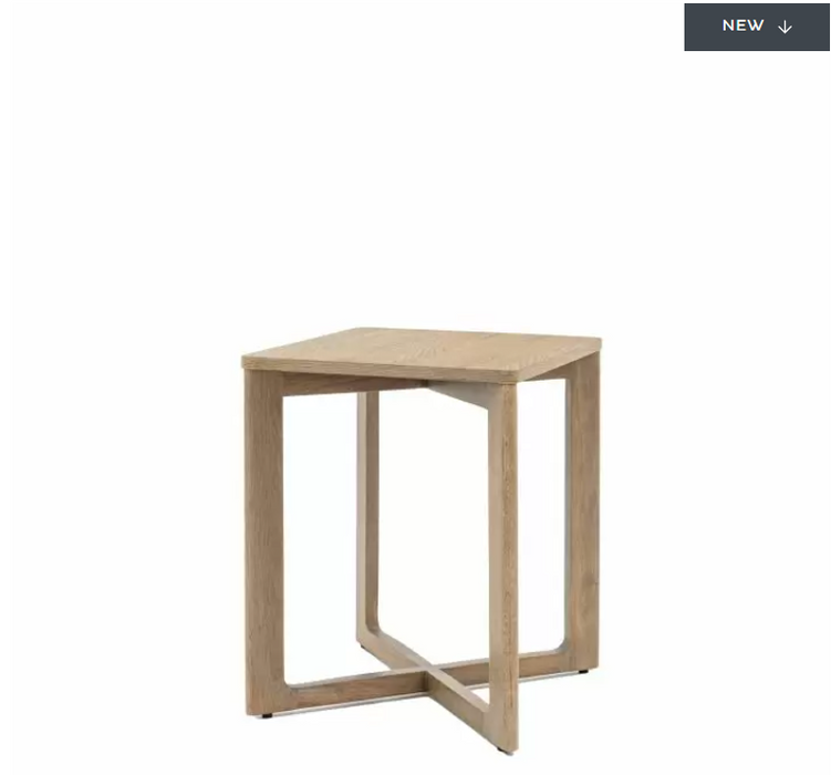 District Side Table, Grey Wash Oak