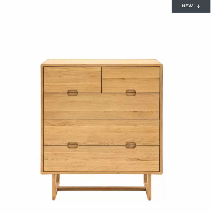 Craft 5 Drawer Chest Natural