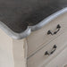 Hudson Three Chest Drawer, White Douglas Fir, Commode, Stone Top