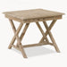 Hudson X-Cross Side Table, Natural Reclaimed Pine