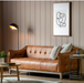 Verona 3-Seater Tan Leather Button Sofa