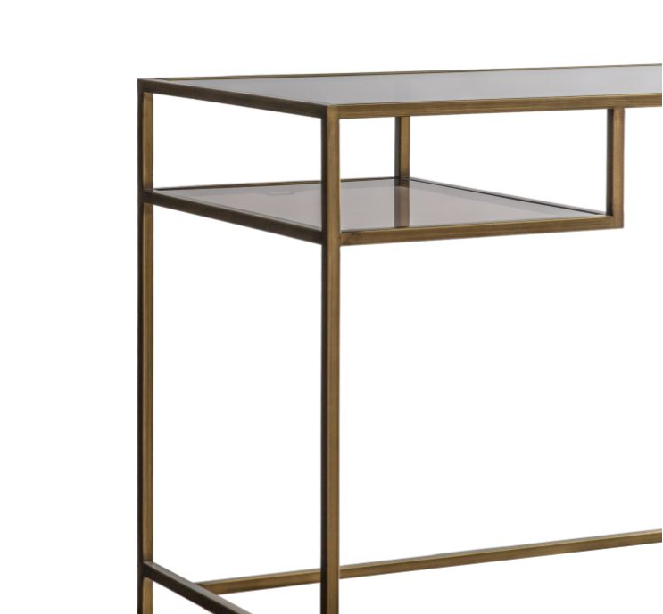 Rothby Bronze Glass Desk