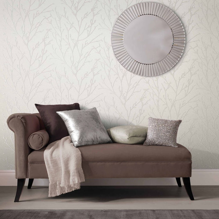 Graham & Brown Woodland Pearl Wallpaper