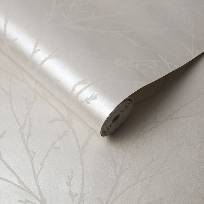 Graham & Brown Woodland Pearl Wallpaper