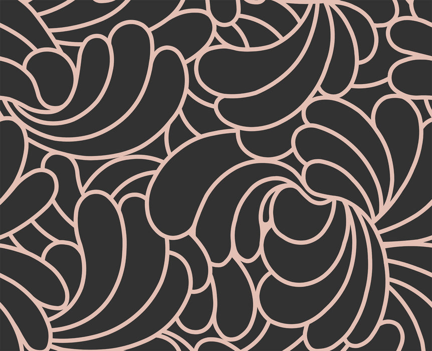 Graham & Brown Black Bananas Bling Wallpaper