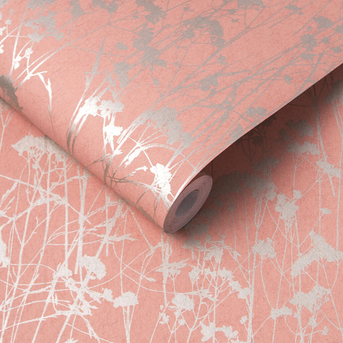 Graham & Brown Grace Coral Wallpaper