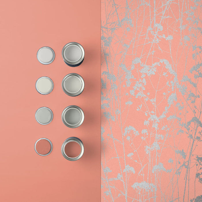 Graham & Brown Grace Coral Wallpaper