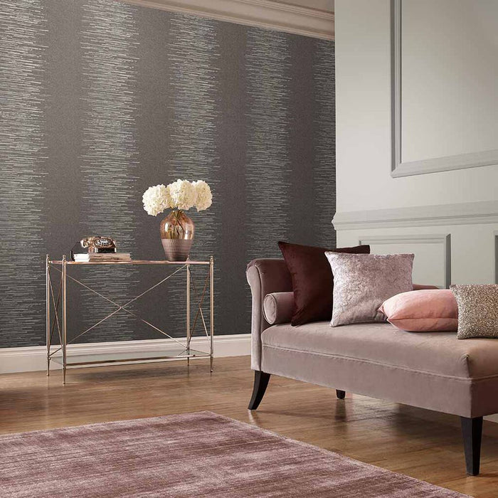 Graham & Brown Tornado Stripe Neutral Wallpaper