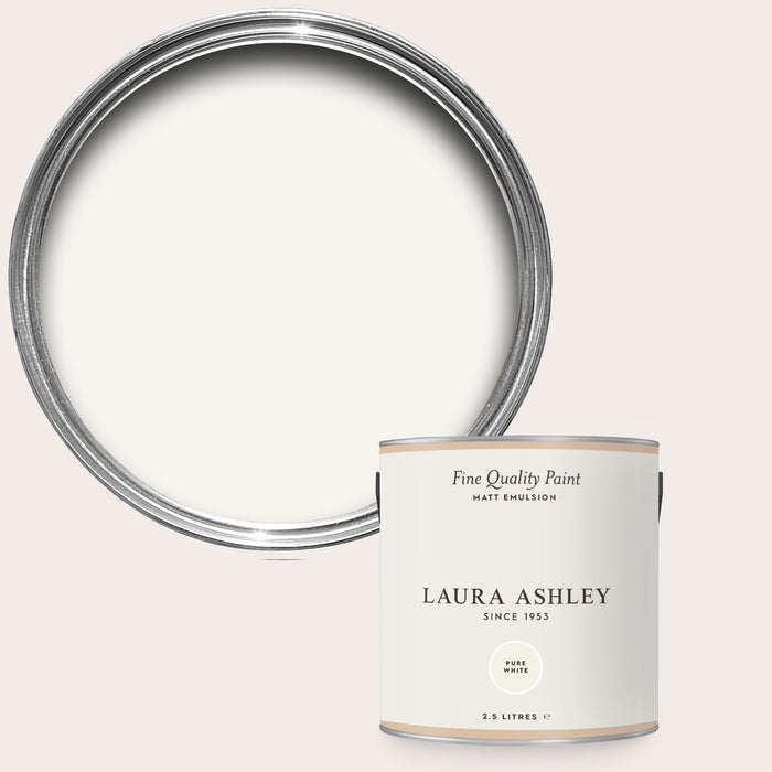 Laura Ashley Matt Emulsion Wall & Ceiling Paint - Pure White