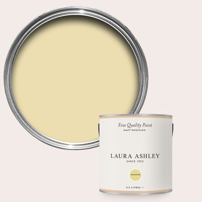 Laura Ashley Matt Emulsion Wall & Ceiling Paint - Sunshine