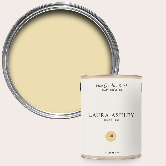 Laura Ashley Matt Emulsion Wall & Ceiling Paint - Pale Gold