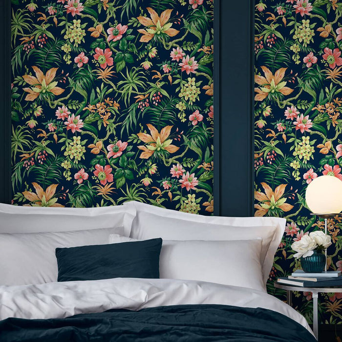 Graham & Brown Tresronto Navy Wallpaper