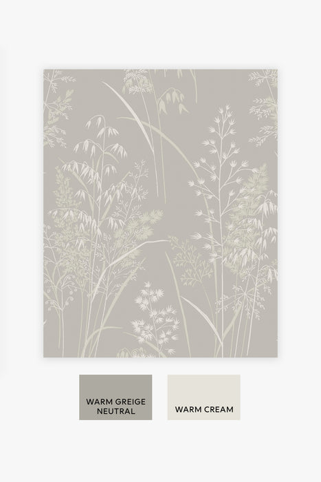 Next Wallpaper -  Leaf Sprigs Taupe