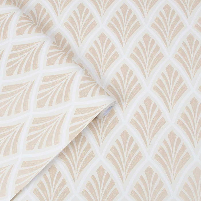 Laura Ashley Florin Wallpaper - Gold