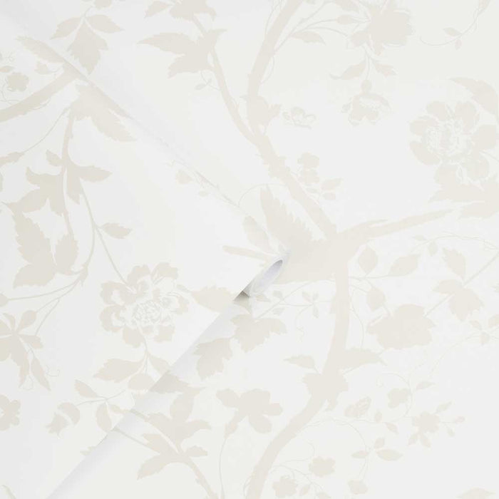 Laura Ashley Oriental Garden Wallpaper - White