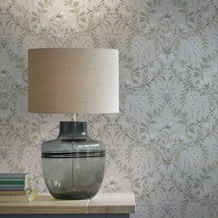 Laura Ashley Parterre Wallpaper - Sage