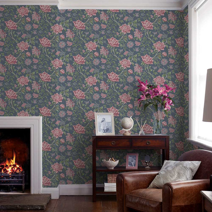 Laura Ashley Tapestry Floral- Dark Seaspray