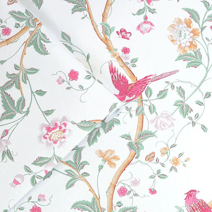 Laura Ashley Summer Palace Wallpaper - Peony