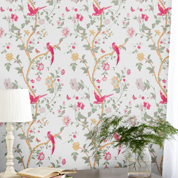 Laura Ashley Summer Palace Wallpaper - Peony