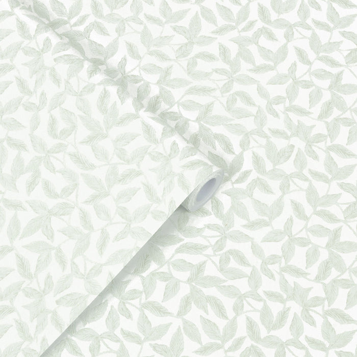 Laura Ashley Erwood Wallpaper - Eau de Nil