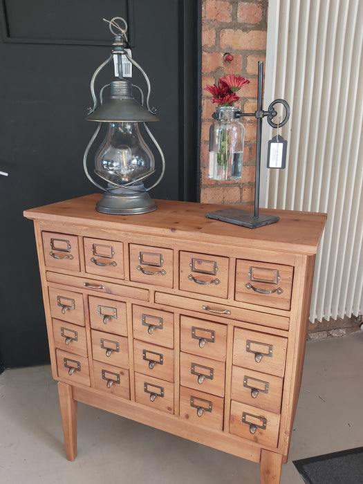 Rustic Wooden Sideboard Cabinet, Multiple, 22 Drawers