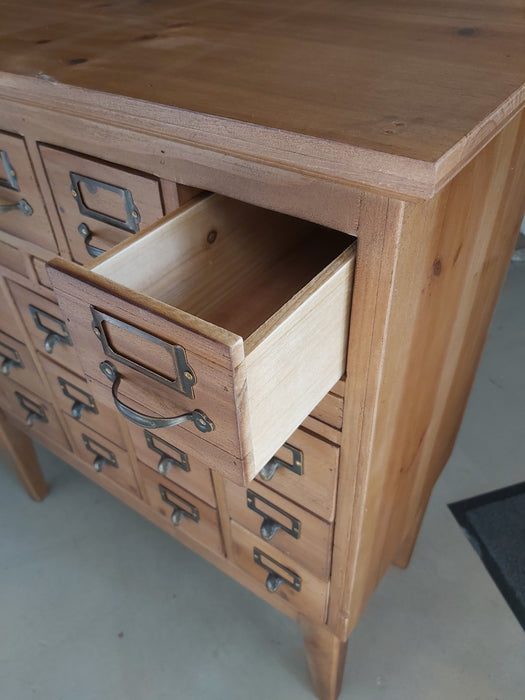 Rustic Wooden Sideboard Cabinet, Multiple, 22 Drawers