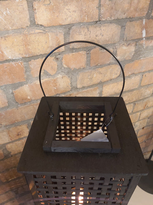 Modern Black Bamboo Lantern - 68 x 23 cm