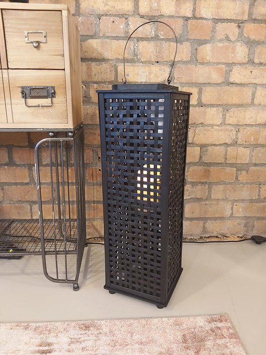 Modern Black Bamboo Lantern - 68 x 23 cm