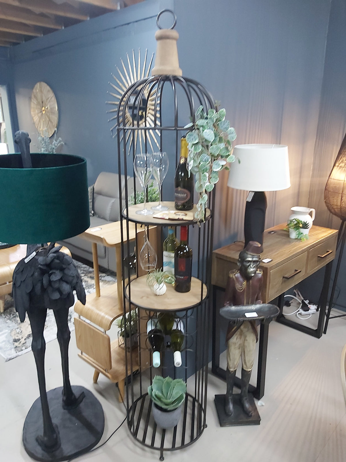 Birdcage on sale drinks cabinet