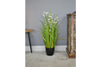 Decor Interiors - Artificial Grass With White Flowers - Decor Interiors -  House & Home